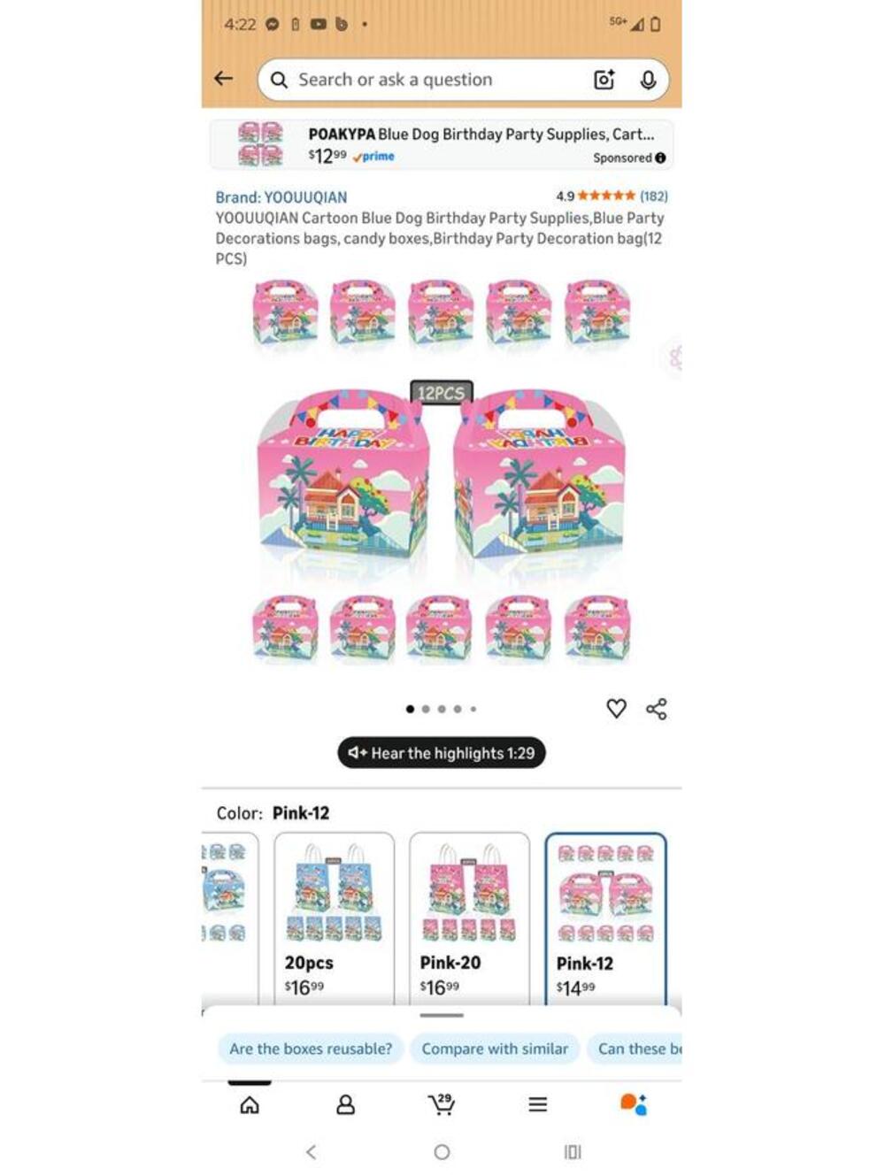 Bluey party treat boxes [COPY]